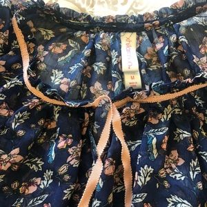 Blue floral summer blouse from Target!